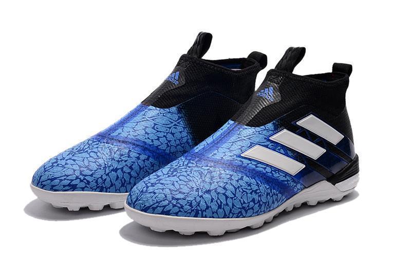 Adidas ACE Tango 17+ Purecontrol Turf Soccer Cleats Blue Crystal Black