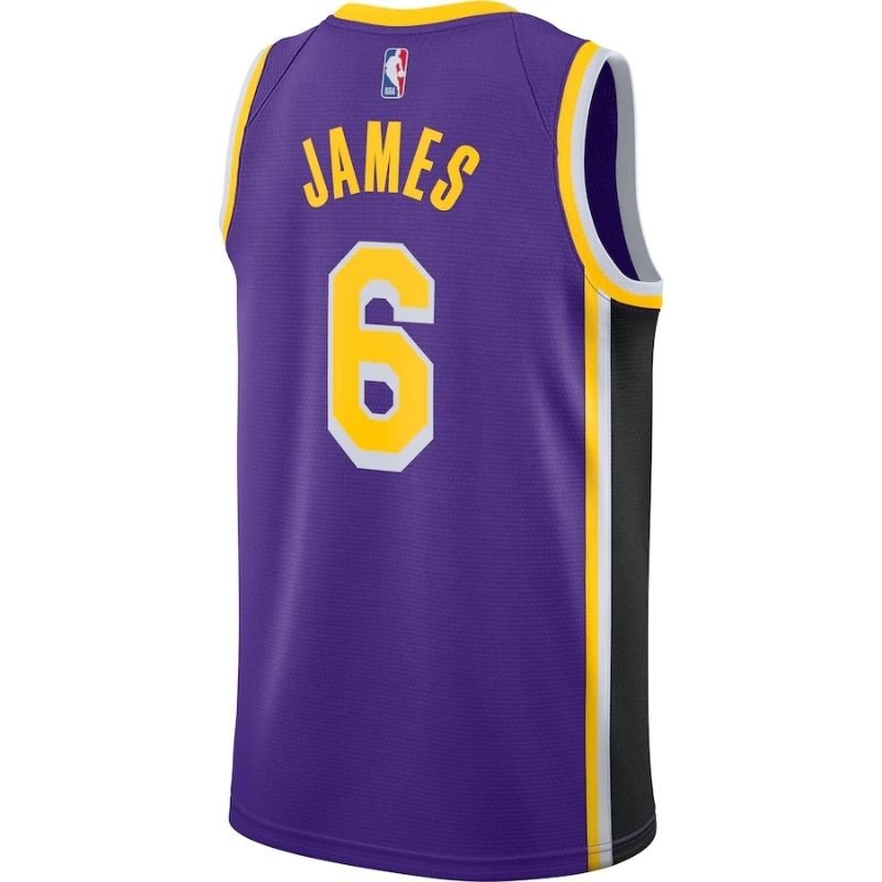 Los Angeles Lakers LeBron James Purple