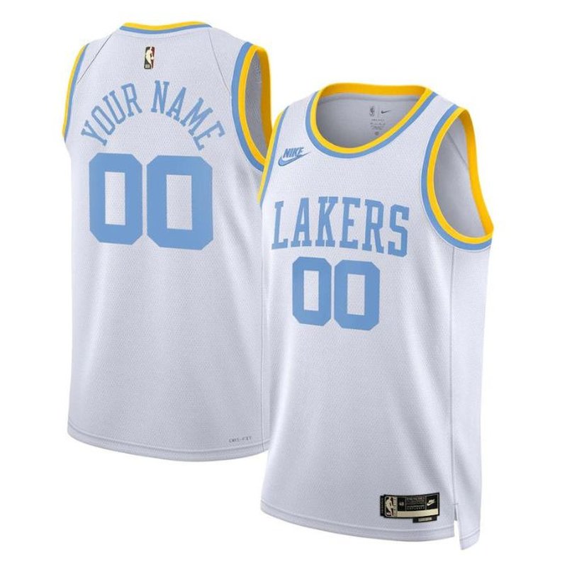 Los Angeles Lakers Unisex 2023 NBA Jersey - Classic Edition - White