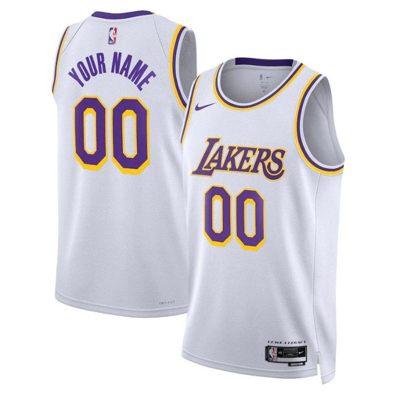 Los Angeles Lakers Unisex 2023 White NBA Jersey - Association Edition