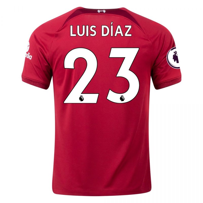 Luis D��az Liverpool 22/23 I Home Jersey - Fan Version