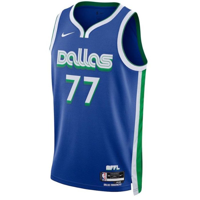 Luka Doncic Dallas Mavericks Unisex 2023 NBA Jersey - City Edition - Blue