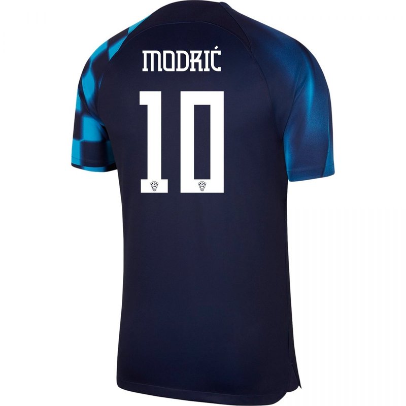 Luka Modri�� Croatia 22/23 II Away Jersey - Fan Version