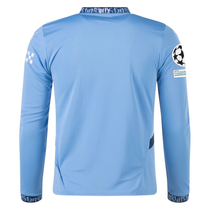 Manchester City UCL 24/25 I Home Jersey - Long Sleeve