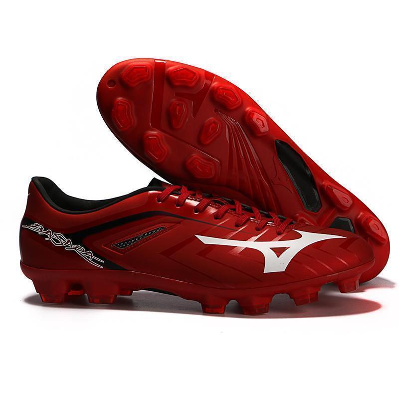 Mizuno Basara 001 FG Soccer Cleats Red Black White