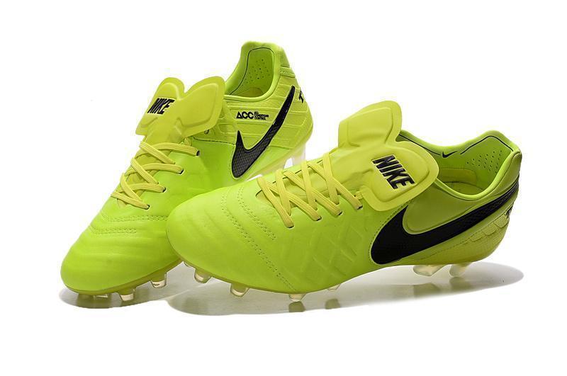 Nike Tiempo Legend VI FG Soccer Cleats Lemon Volt Black