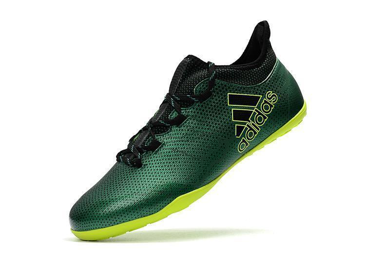 New Adidas X 17.1 TF Soccer Cleats Shoes Green Lime Black