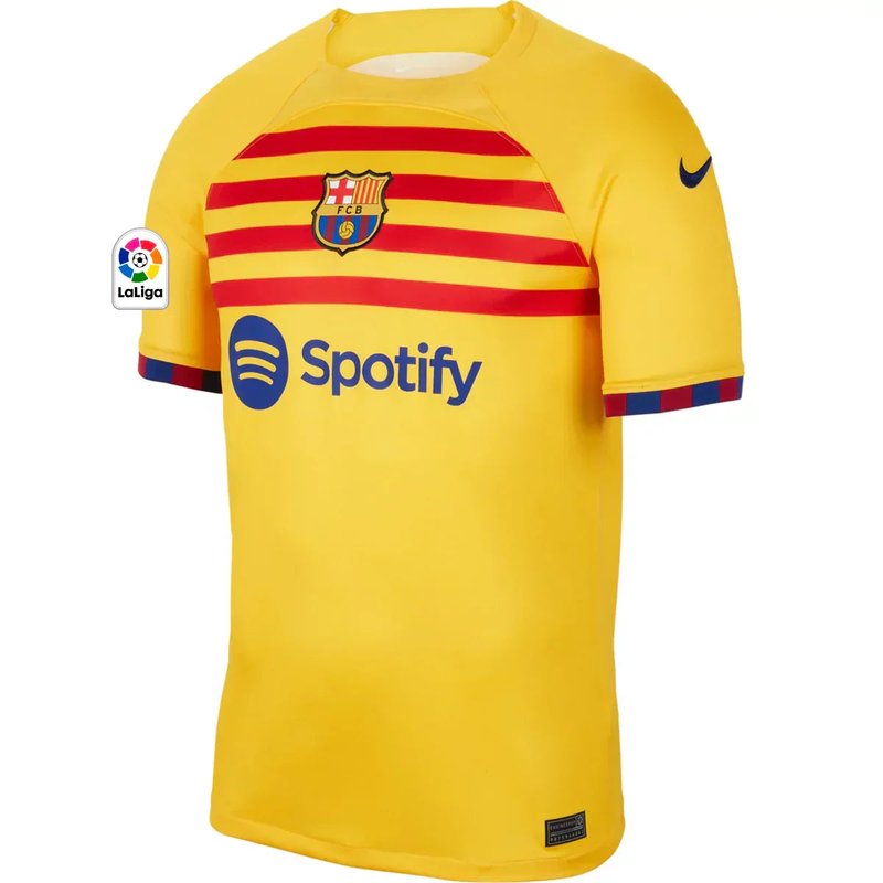 Ousmane Demb��l�� Barcelona 22/23 Senyera IV Fourth Jersey - Fan Version