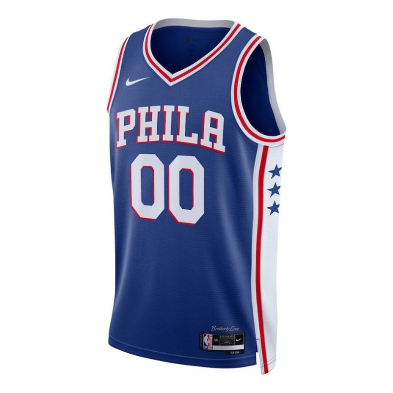 Philadelphia 76ers Unisex 2023 NBA Jersey Royal - Icon Edition