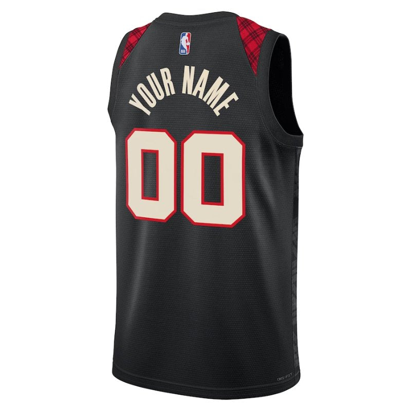 Portland Trail Blazers Unisex 23/24 NBA Jersey - Black - City Edition