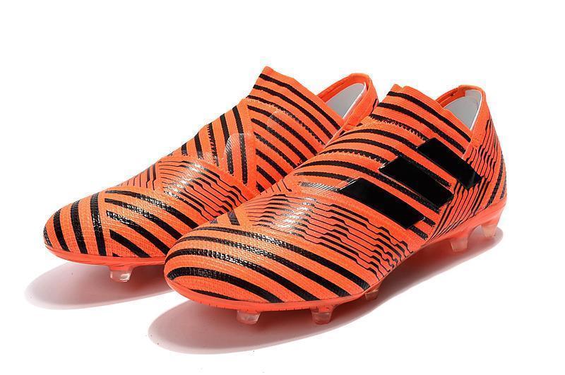 New Adidas Nemeziz FG Agility TPU Soccer Cleats Shoes Orange Black