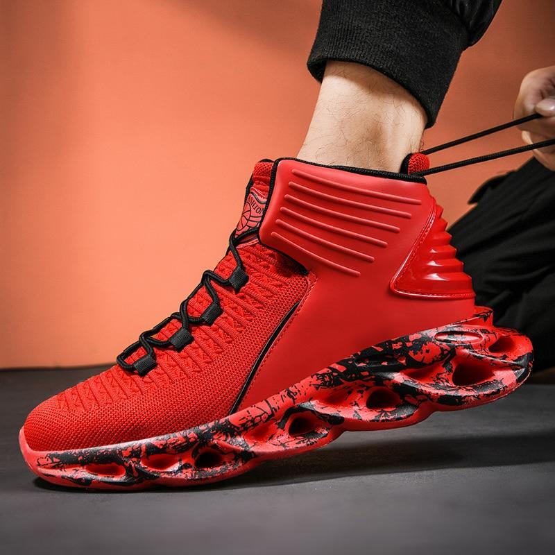 Autumn and winter shoes men outdoor sports shoes high-top shoes men increased high quality basketball shoes men's casual shoes