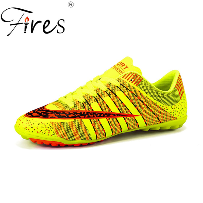 Fires Men's Football Shoes Indoor Turf Plus Size 45 Sports Sneakersl Soccer Shoes Sneakers chaussure de foot Football Boots