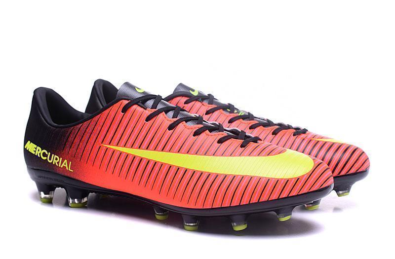 Nike Mercurial Vapor XI AG Soccer Cleats Crimson Black Green