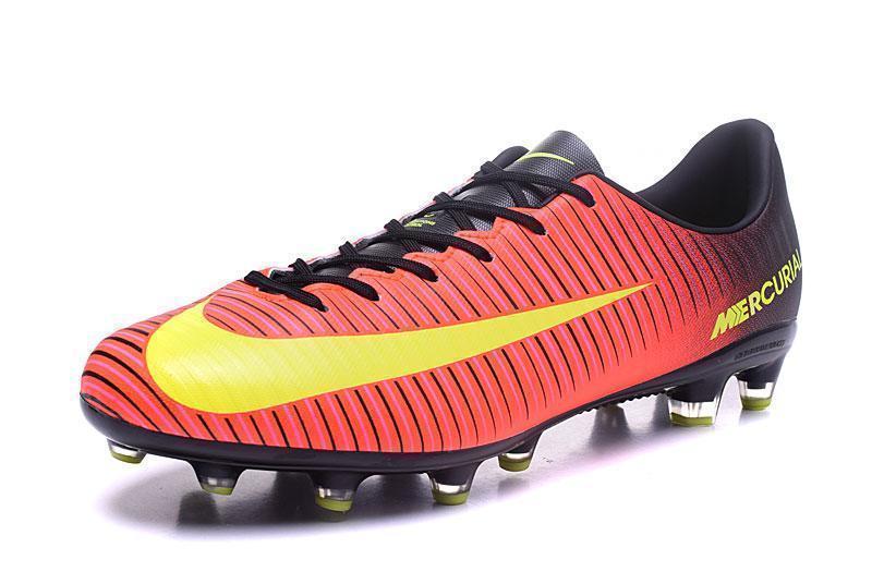 Nike Mercurial Vapor XI AG Soccer Cleats Crimson Black Green