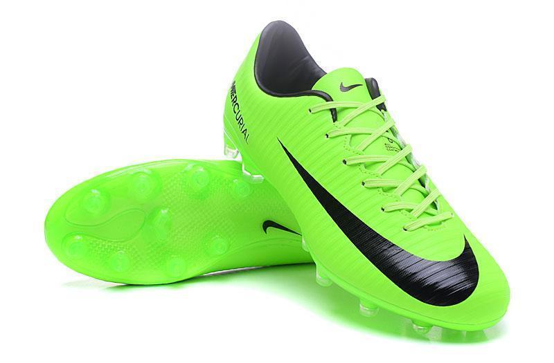 Nike Mercurial Vapor XI AG Soccer Cleats Electric Green Black