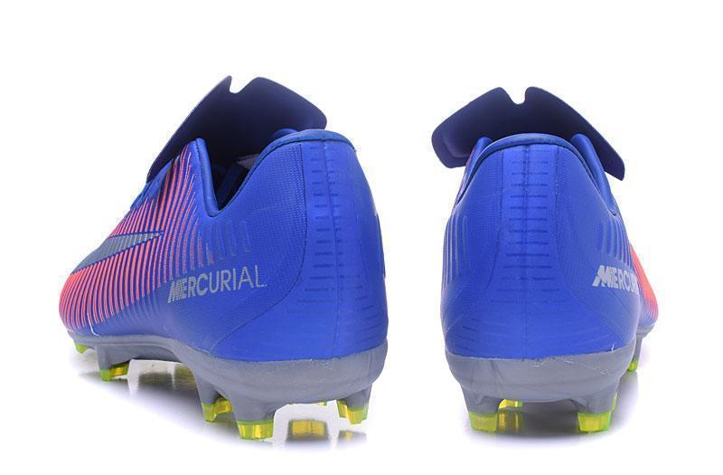 Nike Mercurial Vapor XI FG Soccer Cleats Pink Blue Silver