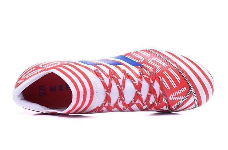 Adidas Nemeziz 17.3 FG Soccer Cleats Red Blue White