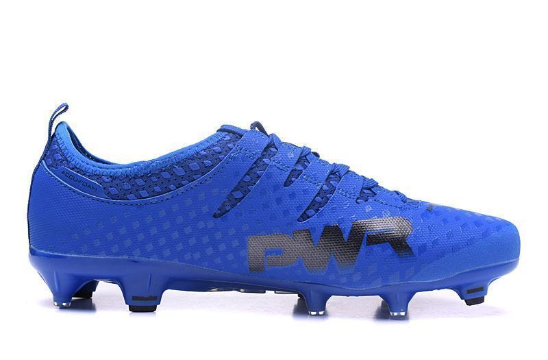 PUMA evoPOWER Vigor 1 FG Soccer Cleats Total Blue Black