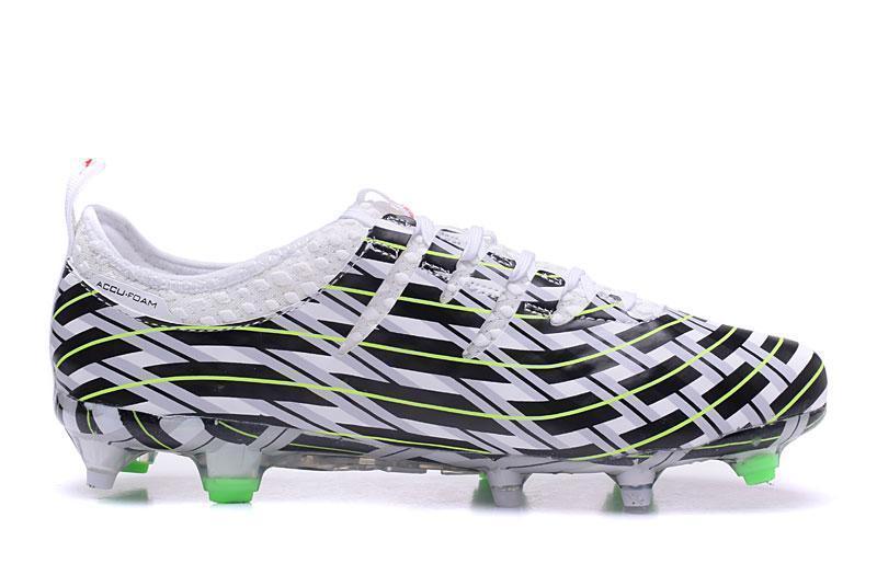 PUMA evoPOWER Vigor 1 FG Soccer Cleats White Black Green