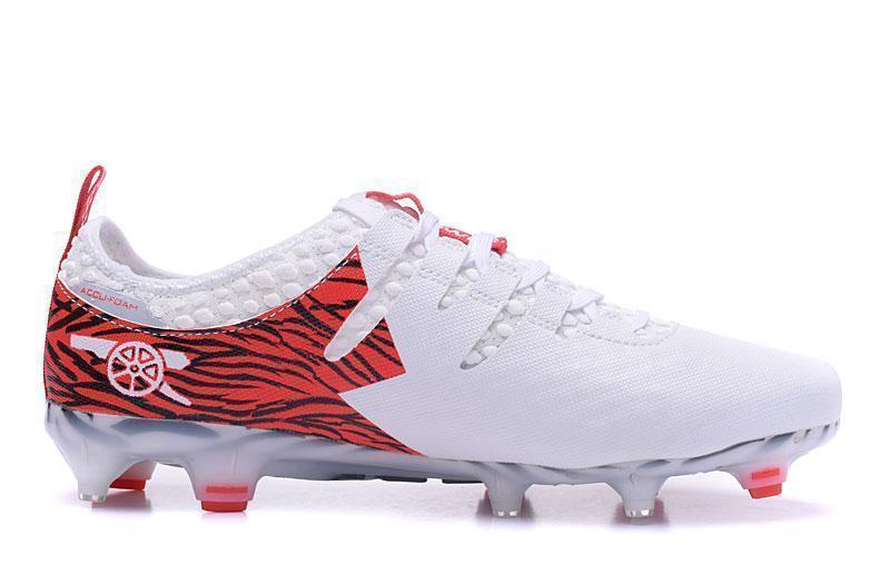 PUMA evoPOWER Vigor 1 FG Soccer Cleats White Red Black