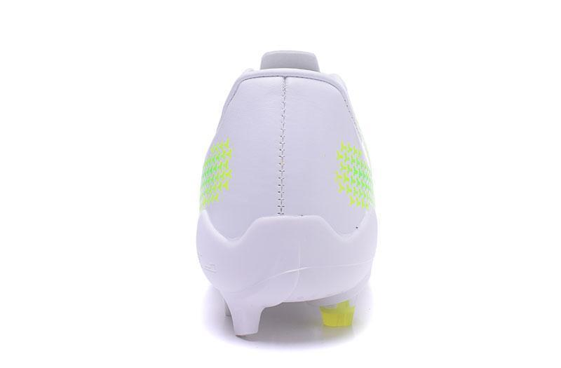 PUMA evoSPEED 17 FG Soccer Cleats White Grass Green Black