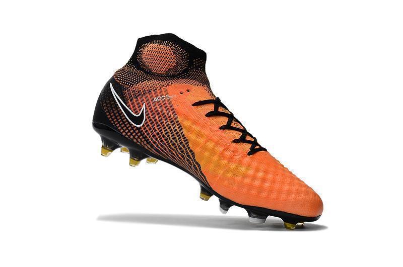 New Nike Magista Obra II FG Soccer Cleats Shoes Orange Black Stripe