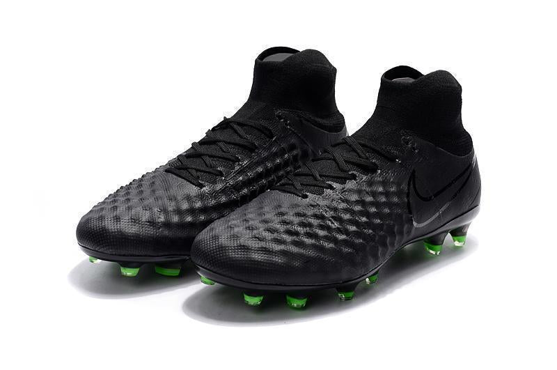 New Nike Magista Obra II FG Soccer Cleats Shoes Black Green