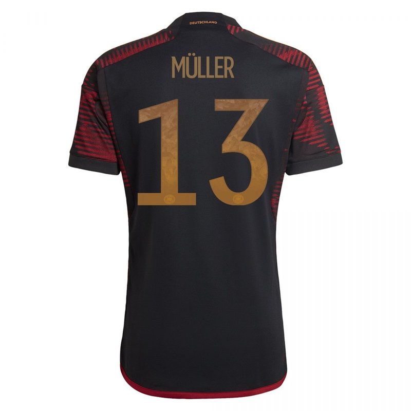 Thomas M��ller Germany 22/23 II Away Jersey - Fan Version