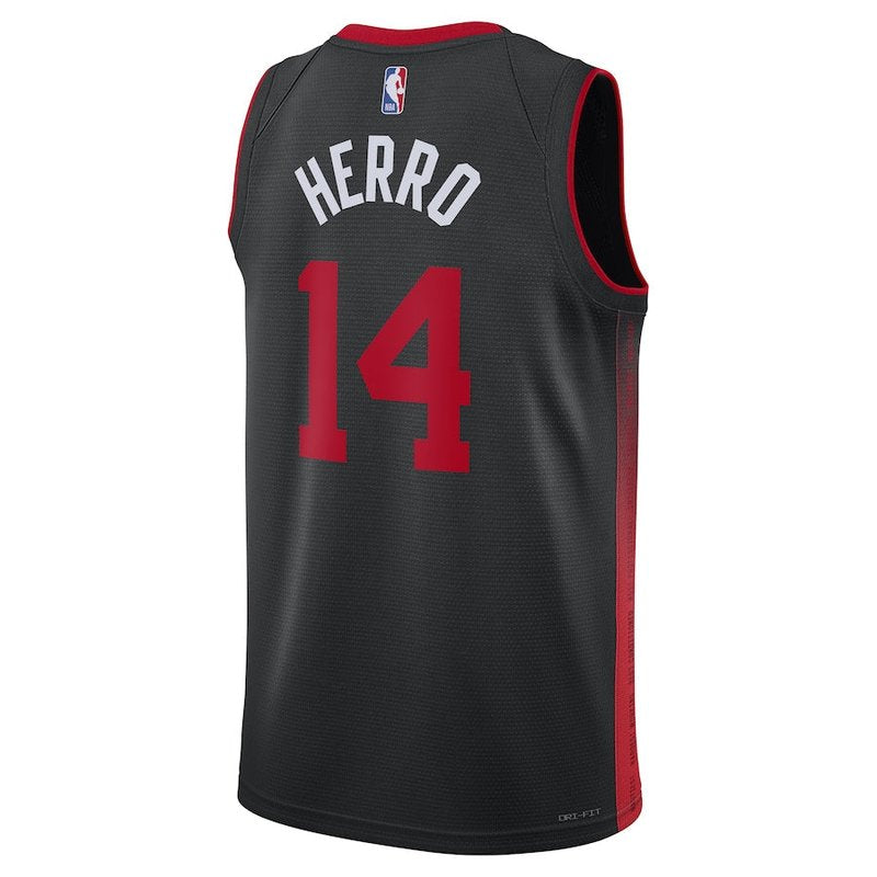 Tyler Herro Miami Heat Unisex 23/24 NBA Jersey - Black - City Edition