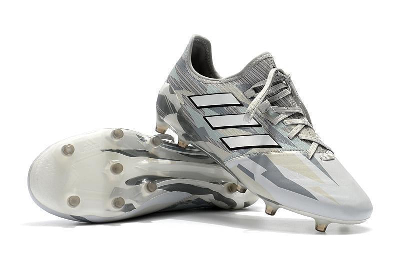 Adidas ACE FG Soccer Shoes Cleats Gray White