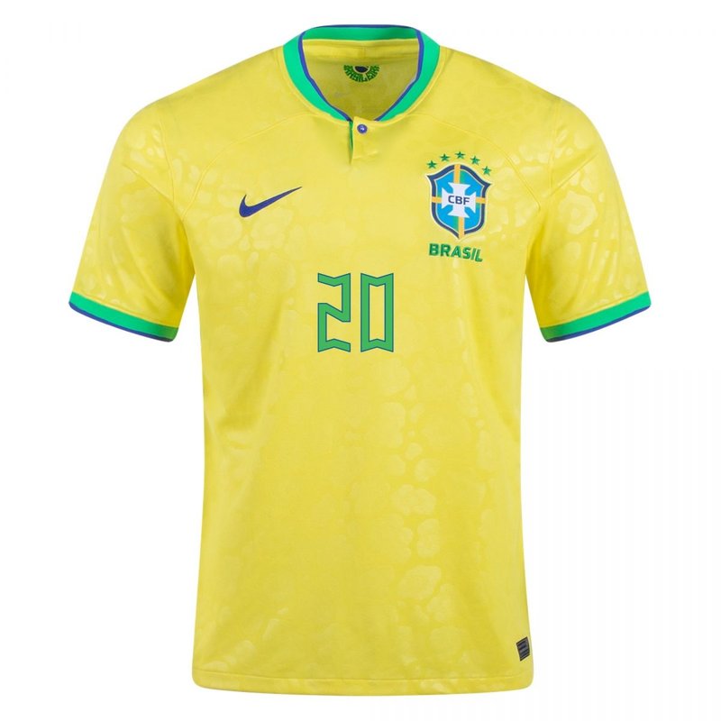 Vinicius Jr. Brazil 22/23 I Home Jersey - Fan Version