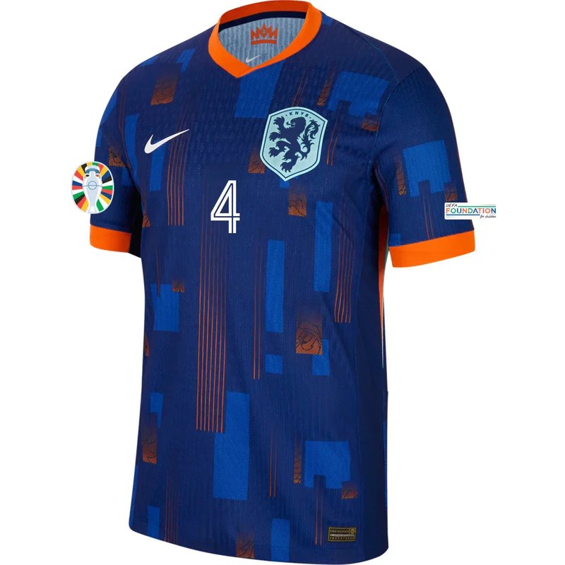 Virgil van Dijk Netherlands 24/25 II Away Jersey - Fan Version