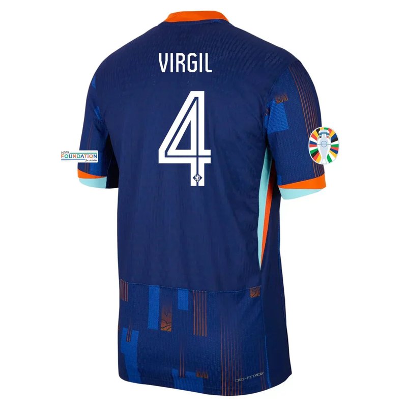 Virgil van Dijk Netherlands 24/25 II Away Jersey - Player Version