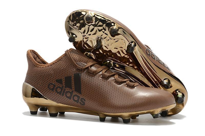 New Adidas X Series FG TPU Soccer Cleats Shoes Coffee Gold