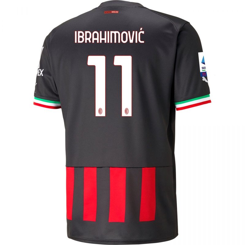 Zlatan Ibrahimovi�� AC Milan 22/23 I Home Jersey - Fan Version