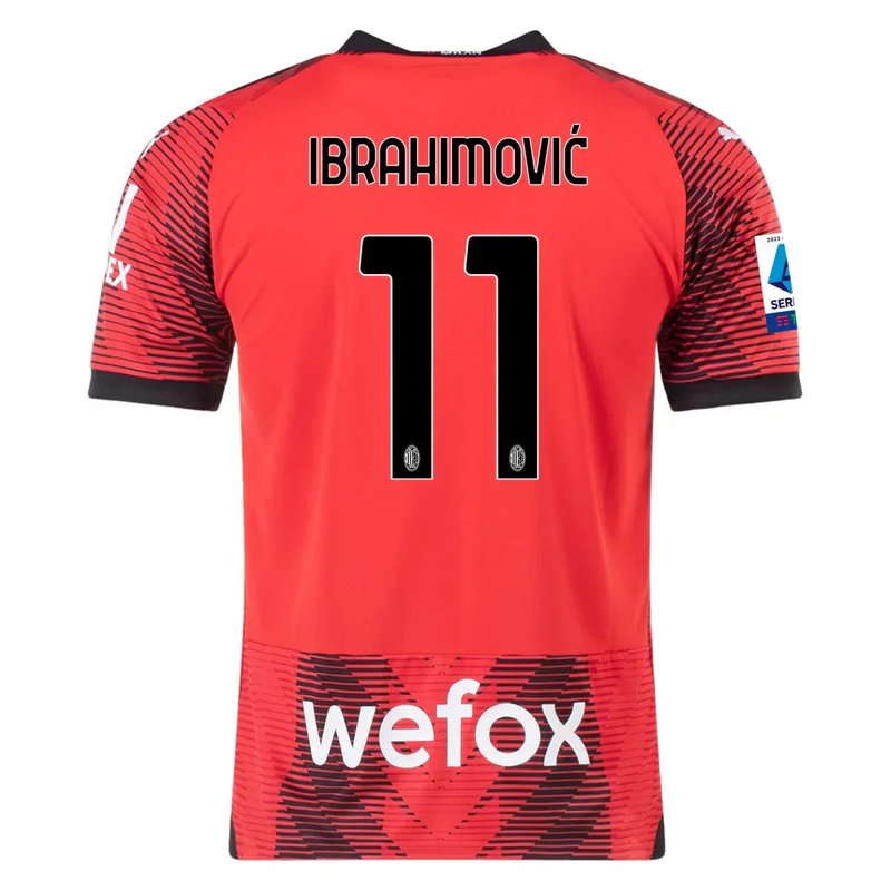 Zlatan Ibrahimovi�� AC Milan 23/24 I Home Jersey - Fan Version