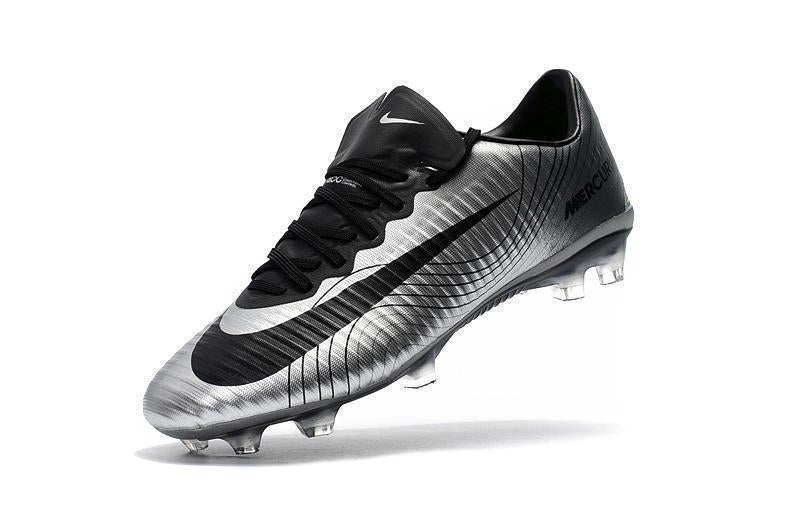 Nike Mercurial Vapor XI FG Soccer Cleats Silver Black