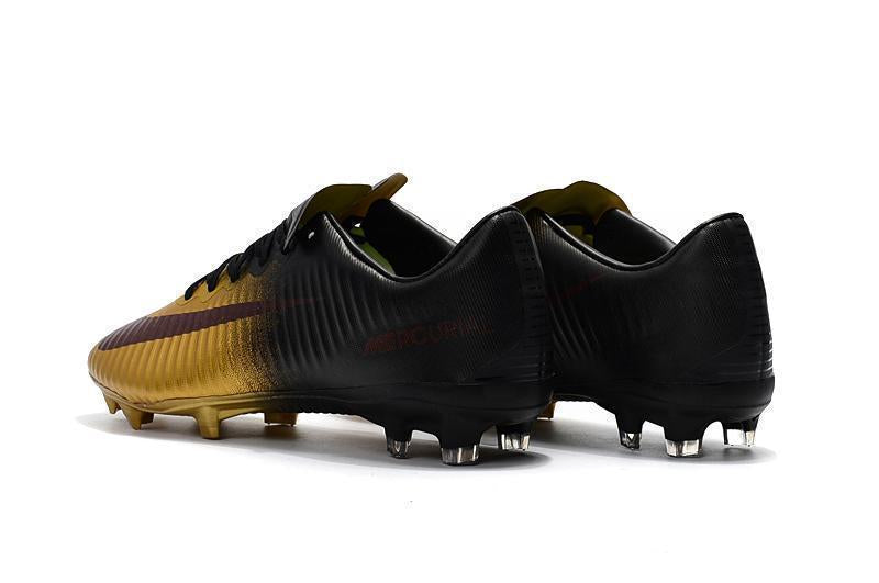 Nike Mercurial Vapor XI FG Soccer Cleats Gold Black