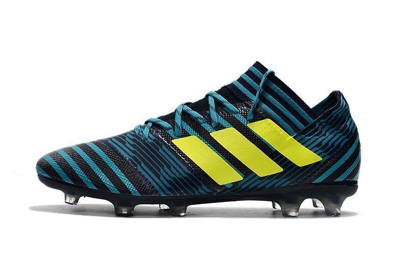 New Adidas Nemeziz Messi 17+ 360 Agility FG Soccer Cleats Shoes Black Blue Yellow