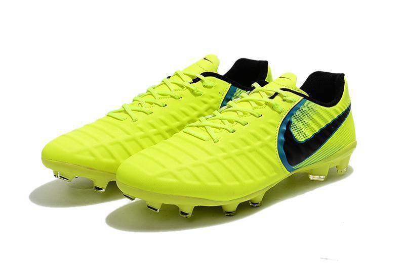 Nike Tiempo Legend VII FG Soccer Cleats Fluorescent Green Black