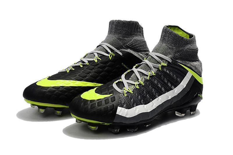 Nike Hypervenom Phantom III DF FG Soccer Cleats Midnight Fog Black