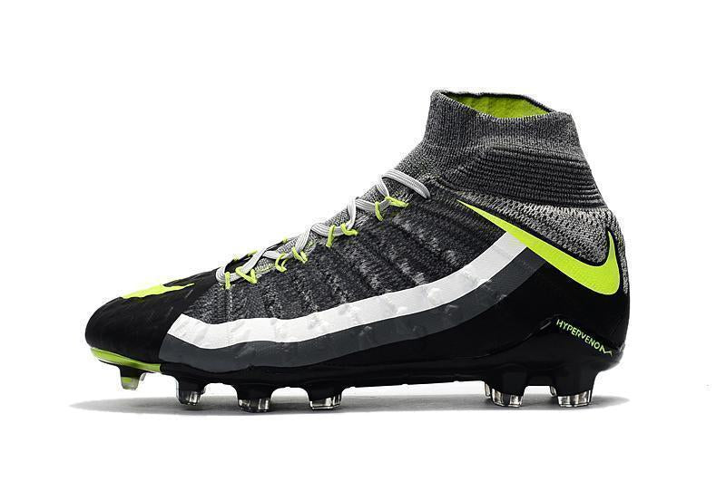 Nike Hypervenom Phantom III DF FG Soccer Cleats Midnight Fog Black